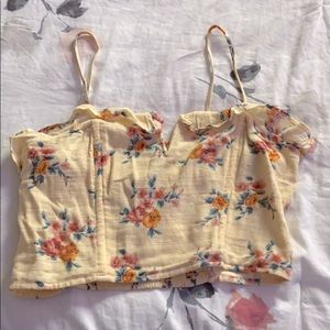 Flowery AE crop top